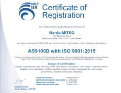 AS9100/ISO9001 Certification