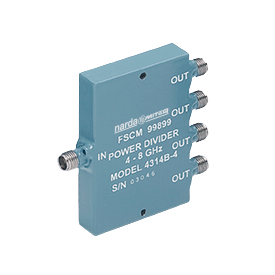Power Dividers and Hybrids - SMA (F) 4-Way 0.5 to 26.5 GHz 30 Watt (Octave Band)