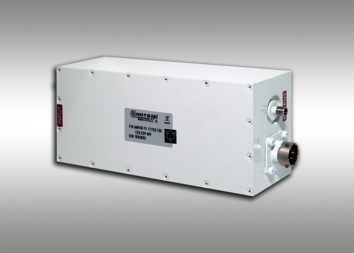 K-Band LNA Optimized for 18GHz 20GHz Microwave Amp WR-42 input SMA output 
